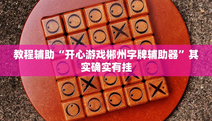 教程辅助“开心游戏郴州字牌辅助器”其实确实有挂