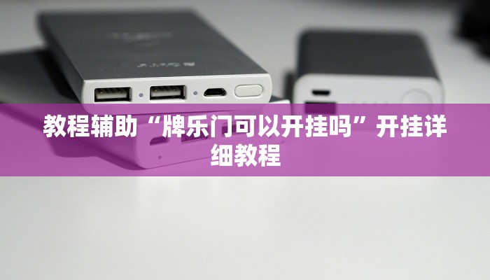 教程辅助“牌乐门可以开挂吗”开挂详细教程